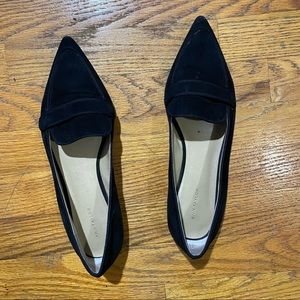 [Will donate soon] Ann Taylor Suede Loafer Luann Black Flats Size 9